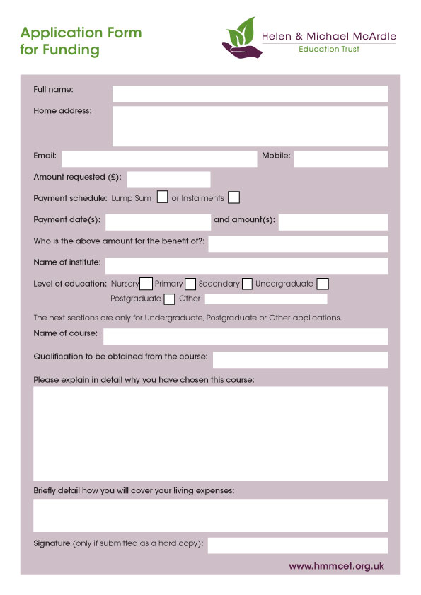 downloadable PDF form